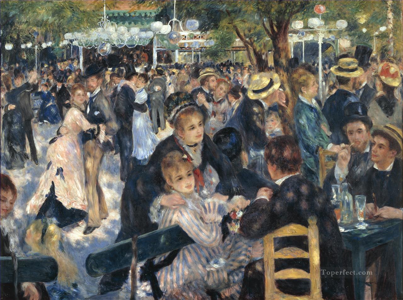 The Ball at the Moulin de la Galette master Pierre Auguste Renoir Oil Paintings